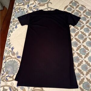 New Balance Black Short-Sleeve T-Shirt Dress